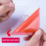 Set Of Transparent Adhesive Wall Hooks - Wall Hooks