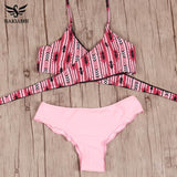 Sexy 2-Piece Cross Brazilian Bikini For Women - Swimsuit
