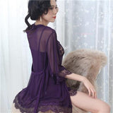 Sexy Nightwear Bathrobe For Women - Bathrobe