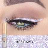 Shimmering Eyeshadow & Eyeliner - Makeup