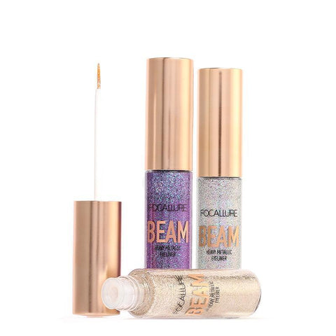 Shimmering Eyeshadow & Eyeliner - Makeup