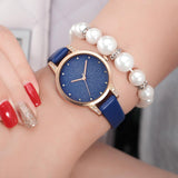 Simple Leather Watch For Women - Watch