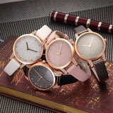 Simple Leather Watch For Women - Watch
