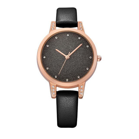 Simple Leather Watch For Women - Watch