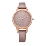 Simple Leather Watch For Women - Watch