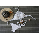 Vintage Chic Open Crochet Bikini - Bikini