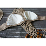 Vintage Chic Open Crochet Bikini - Bikini