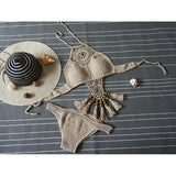 Vintage Chic Open Crochet Bikini - Bikini