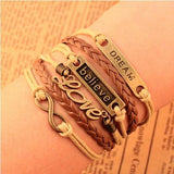 Vintage Leather Bracelets Charms - Bracelet