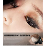 Waterproof Double Color Glitter Eyeshadow Palette - Makeup