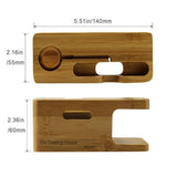 Wooden Charging Station for Apple Devices - Charging Dock