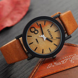 Wooden Watch For Men With Leather Straps - Watch