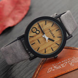 Wooden Watch For Men With Leather Straps - Watch
