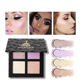 4 Colors Highlighter Makeup Palette - Makeup