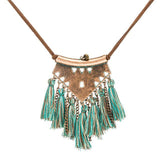 Bohemian Long Tassel Necklace - Necklace