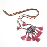 Bohemian Long Tassel Necklace - Necklace