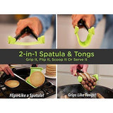 Clever Silicone Kitchen Spatula and Tongs - Kitchen