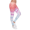 Colorful Print High Waist Leggings - Leggings