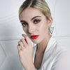 Double Triangle Earrings For Women - Earrings