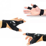 Fingerless Glove Flashlight Torch - Gloves