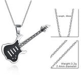 Guitar Pendant Necklace For Music Lovers - Necklace