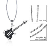 Guitar Pendant Necklace For Music Lovers - Necklace