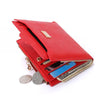 Leather Wallet With Zipper For Women - Purse