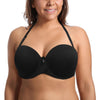Luxurious Plus Size Strapless Push Up Bra - push up bra