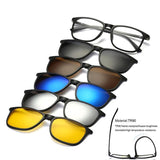 Magnetic Clip On Sunglasses - 5 in 1 - Sunglasses