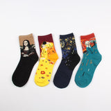 Retro Creative Socks For Her - Socks