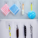 Set Of Transparent Adhesive Wall Hooks - Wall Hooks