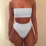 Sexy Off Shoulder Bikini Set - Bikini