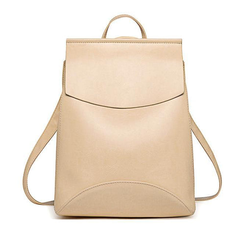 Simple Leather Bag For Women - Bag