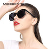 Sophisticated Oversized Cat Eye Sunglasses - Sunglasses
