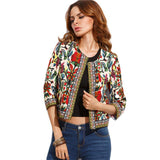 Vintage Embroidery Jacket For Women - Jacket