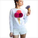 Warm & Comfy Ice Cream Hoodie - Hoodie