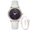 Waterproof Leather Watch For Women - Watch