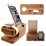 Wooden Charging Station for Apple Devices - Charging Dock